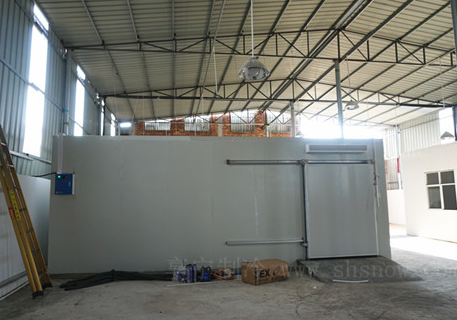 云南昭通140平方左右蔬菜保鲜冷库工程案列