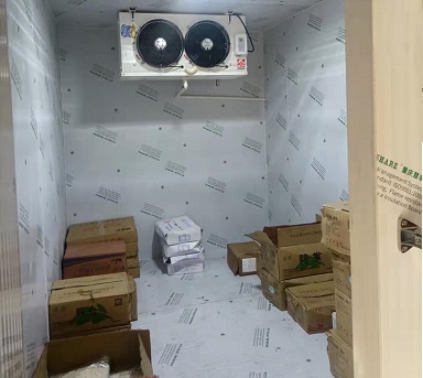 四川遂宁大英县69平米小型农产品冷库工程案列