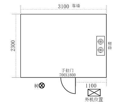 四川成都11平米水果店冷藏库工程案列