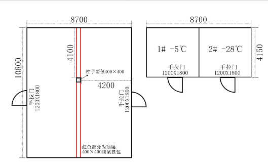 遵义习水65平米医用冷冻库工程案列