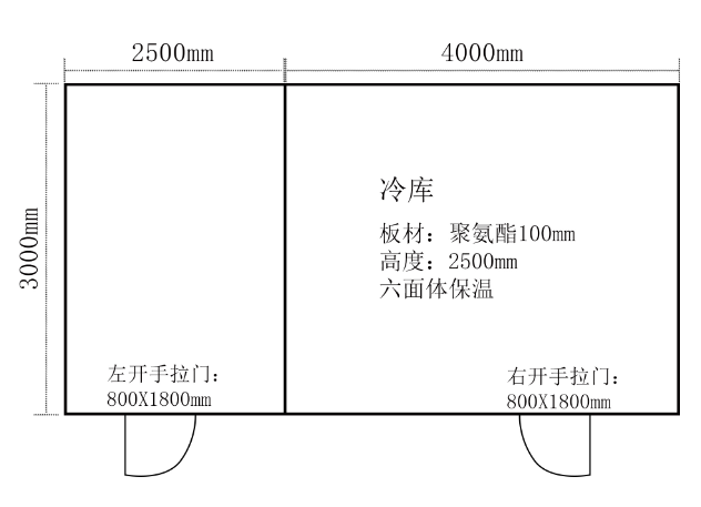 云南楚雄19平米农业保鲜库案列