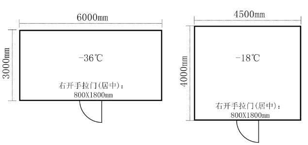 湖北恩施35平米医用低温冷冻库案列