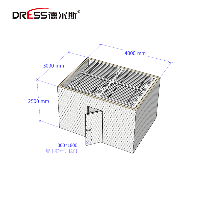 山西12平米牛肉冷冻库设计方案