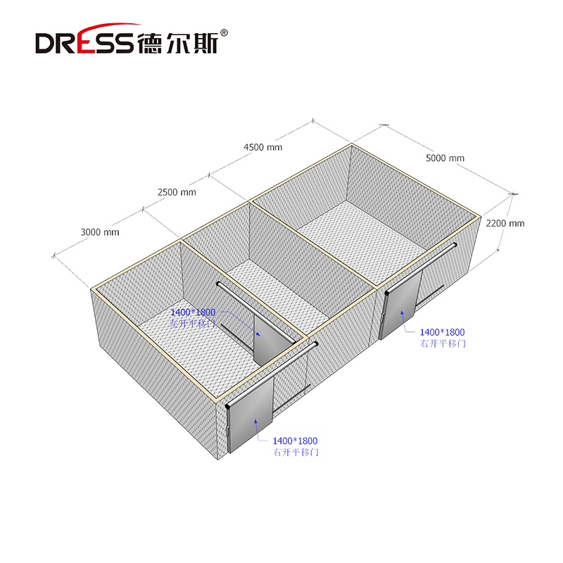 四川50平米火锅冷冻库设计方案