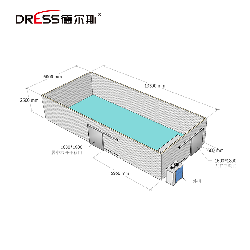 云南81平米农业保鲜库设计方案
