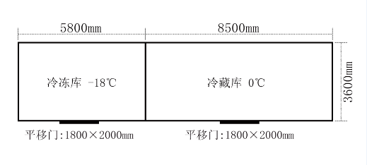 重庆奉节36平米水果低温库工程案列