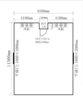 四川宜宾42平米白酒冷藏库工程案列
